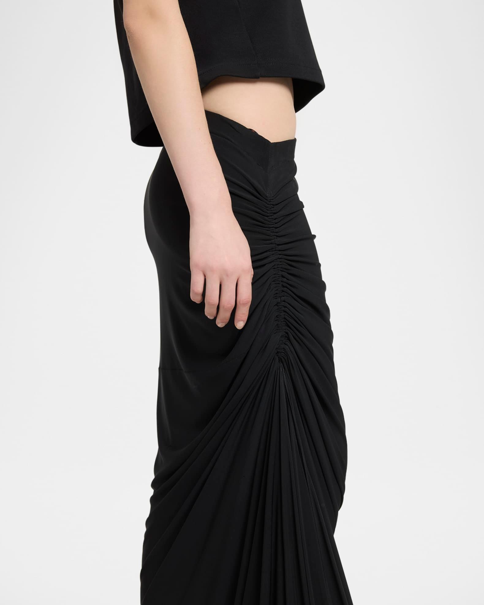Ruched Long Skirt Product Image