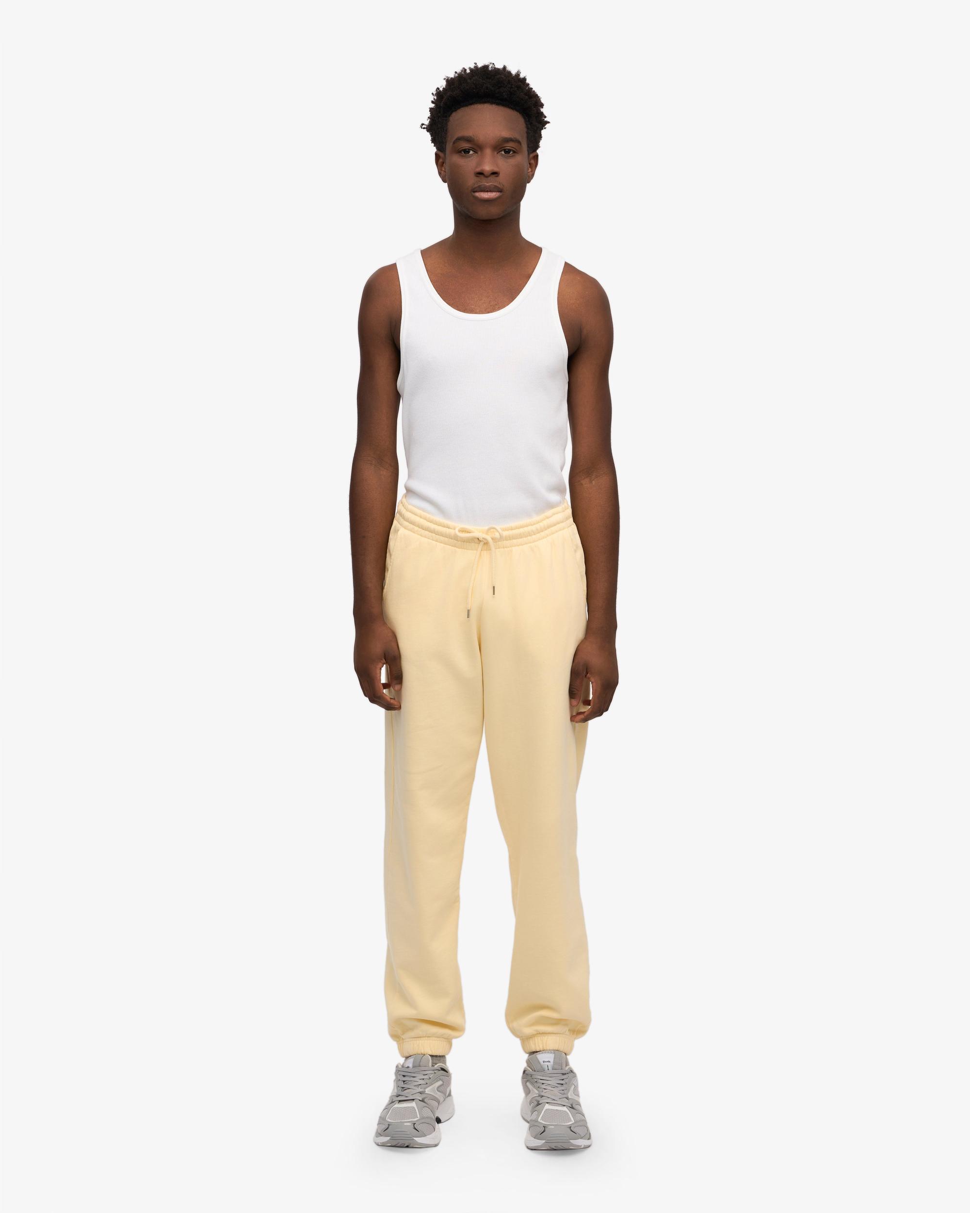 Organic Sweatpants - Soft Yellow Product Image