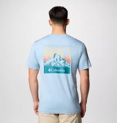 Columbia Mens Kwick Hike Back Graphic Short Sleeve T-Shirt- Product Image