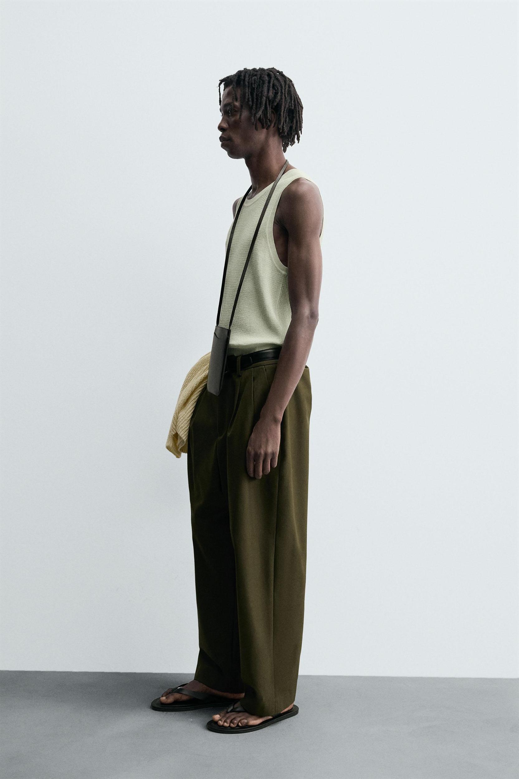 TEXTURED KNIT TANK TOP Product Image