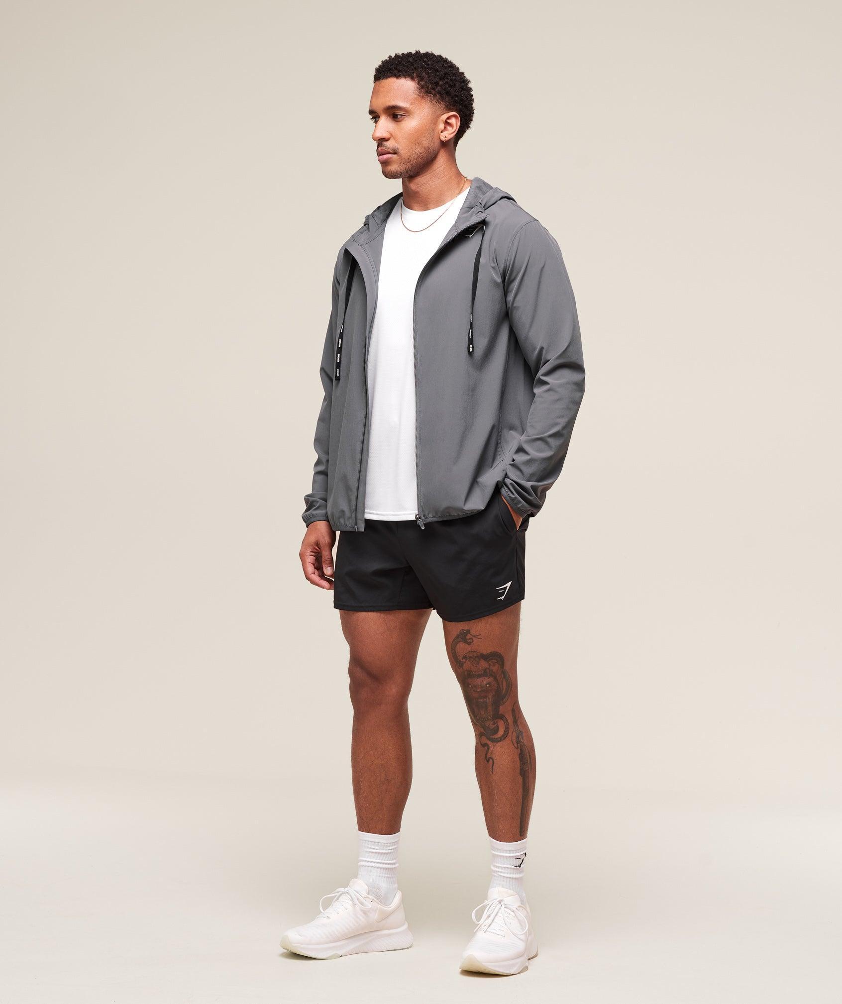 Gymshark Arrival Track Jacket - Silhouette Grey Male Product Image
