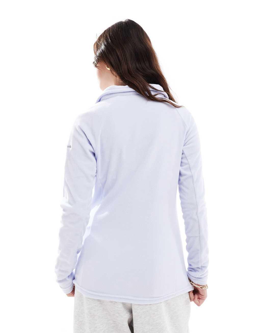 Columbia Glacial IV half zip micro fleece in snowdrift purple Product Image