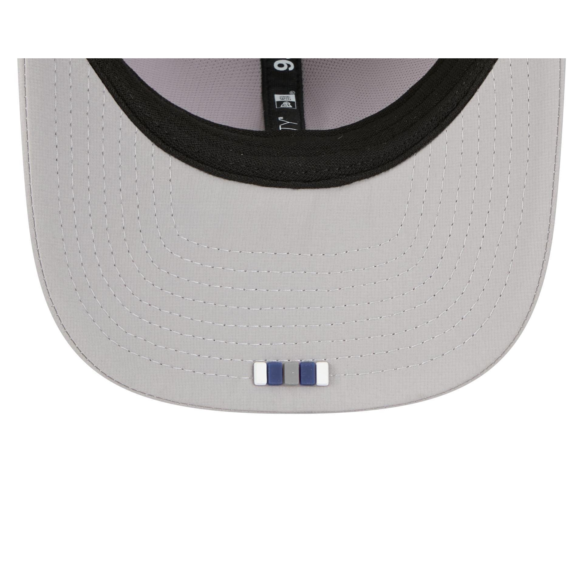 Los Angeles Rams 2025 Sideline Hot Weather Gray 9SEVENTY Trucker Hat Male Product Image