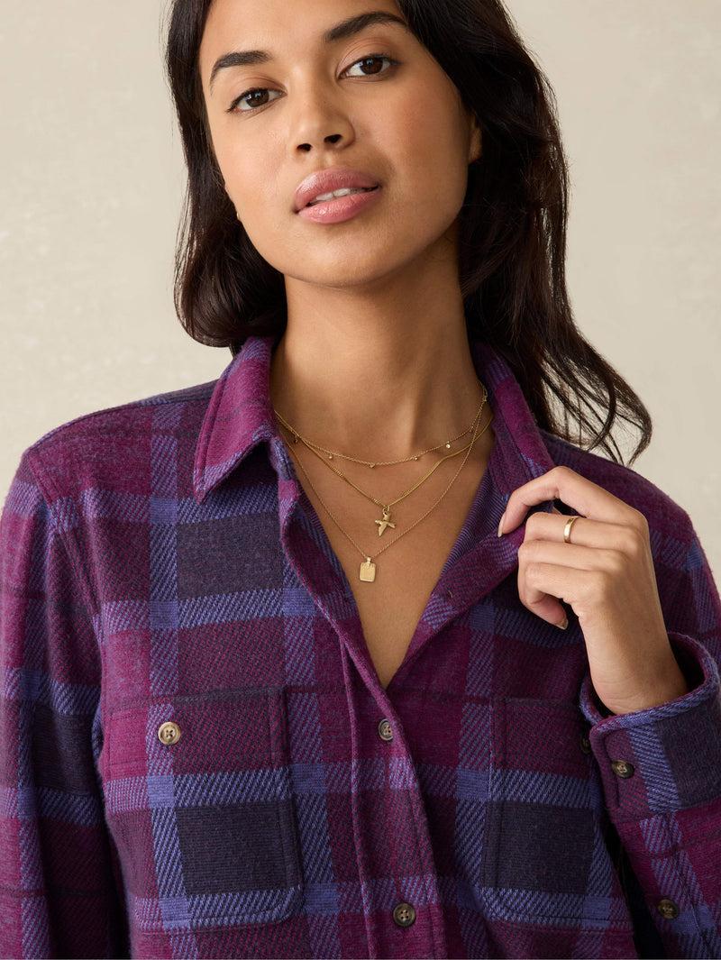 Legend™ Sweater Shirt - Snowberry Plaid Product Image