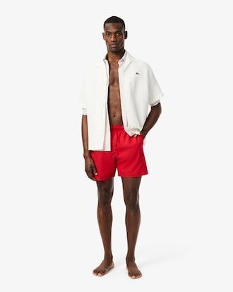 Mid Length Monochrome Swim Trunks Product Image
