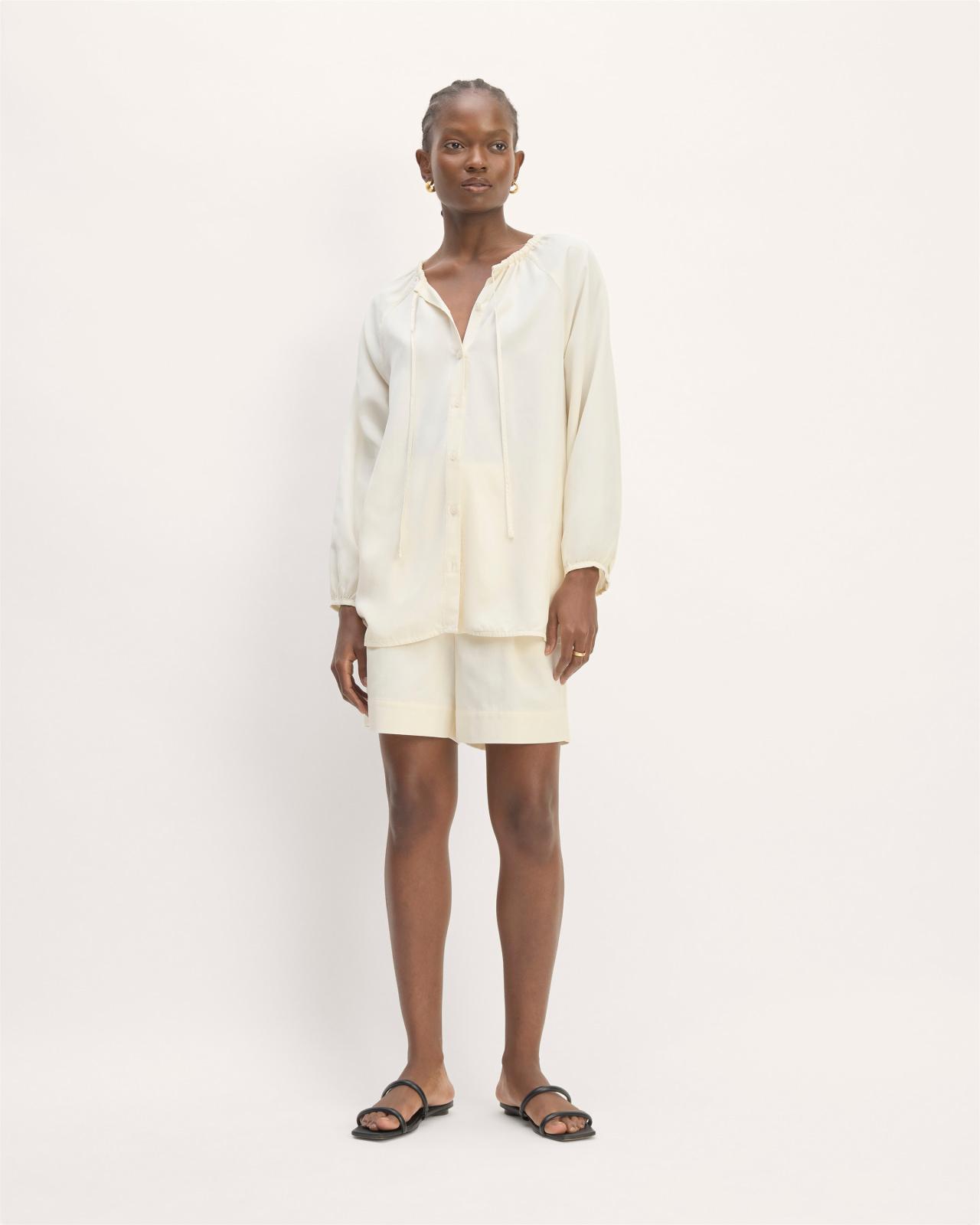 The Gathered Shirt in Butterlite Product Image