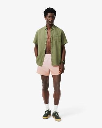 Short Ombré Print Swim Trunks Product Image