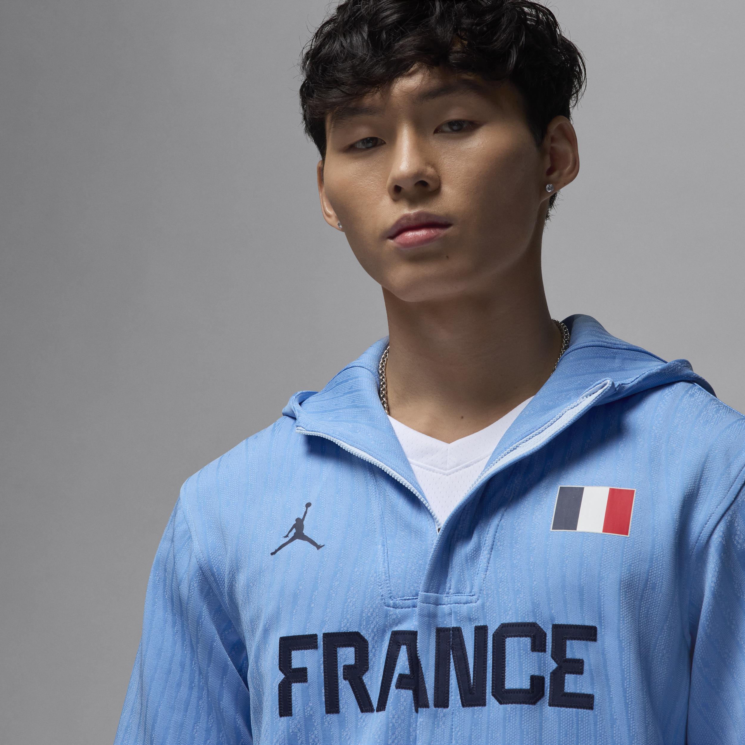 Nike Men's France Jordan Dri-FIT ADV Basketball Game Jacket Product Image