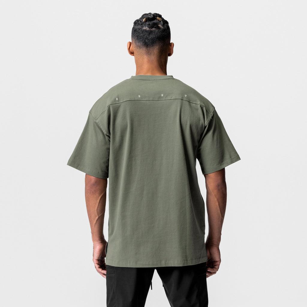 0514. CottonPlus™ Oversized Tee - Olive Male Product Image