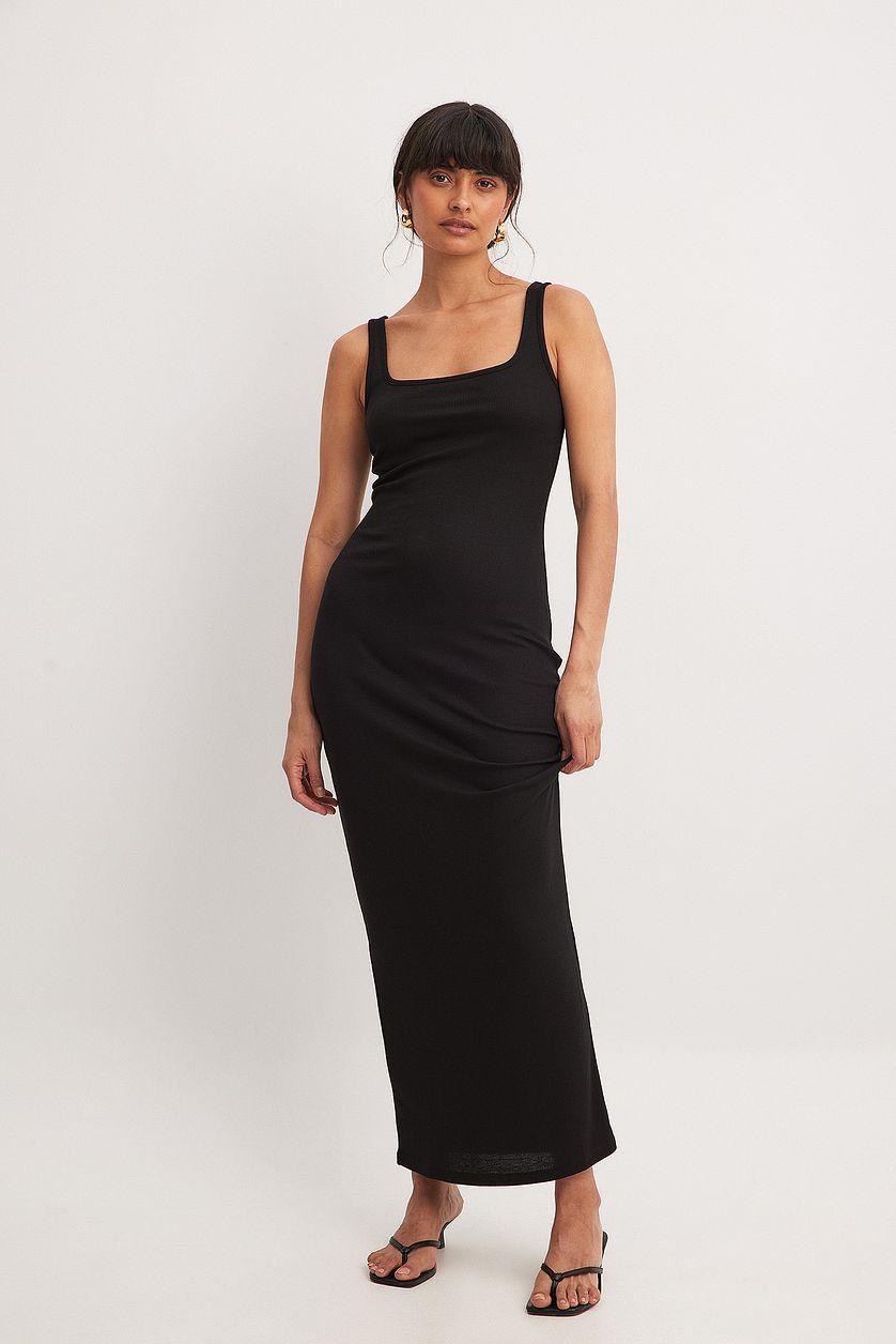 Soft Ribbed Maxi Dress Product Image