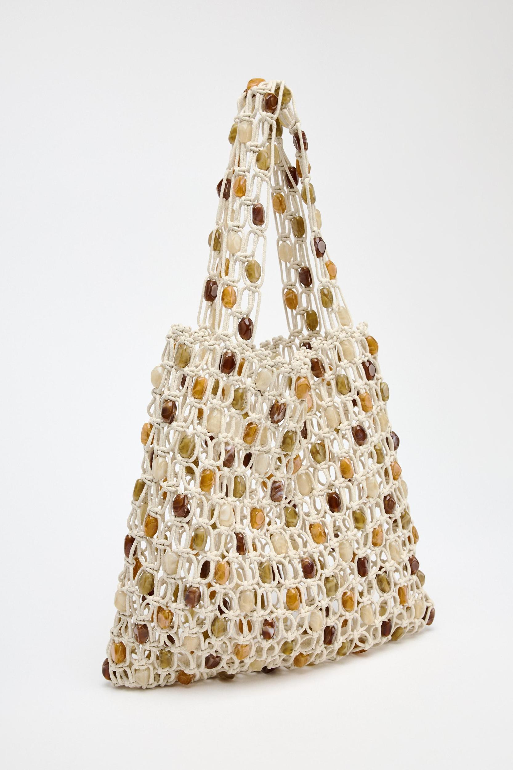 BEADED SHOPPER BAG Product Image