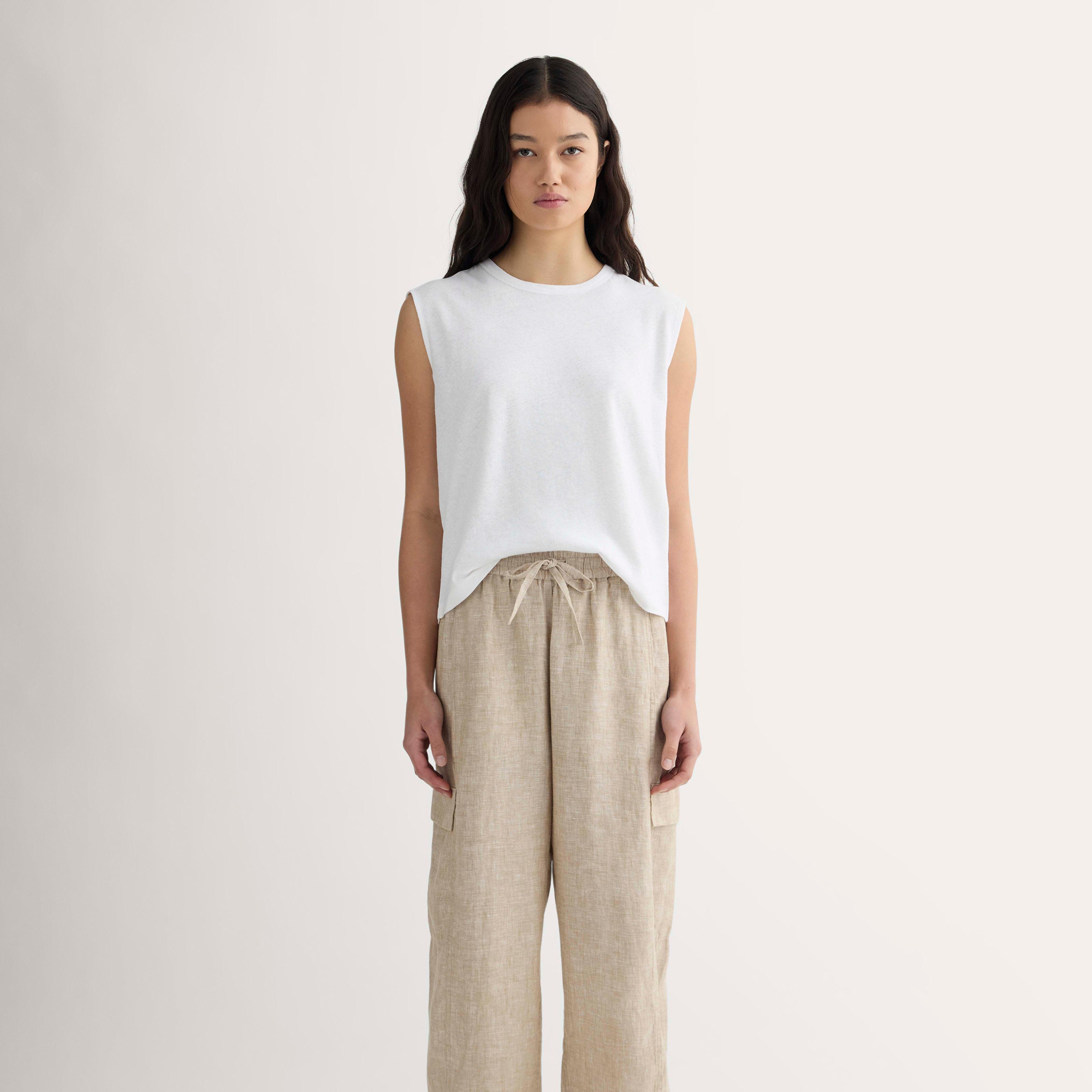 The Cargo Curve Pant in Linen Product Image