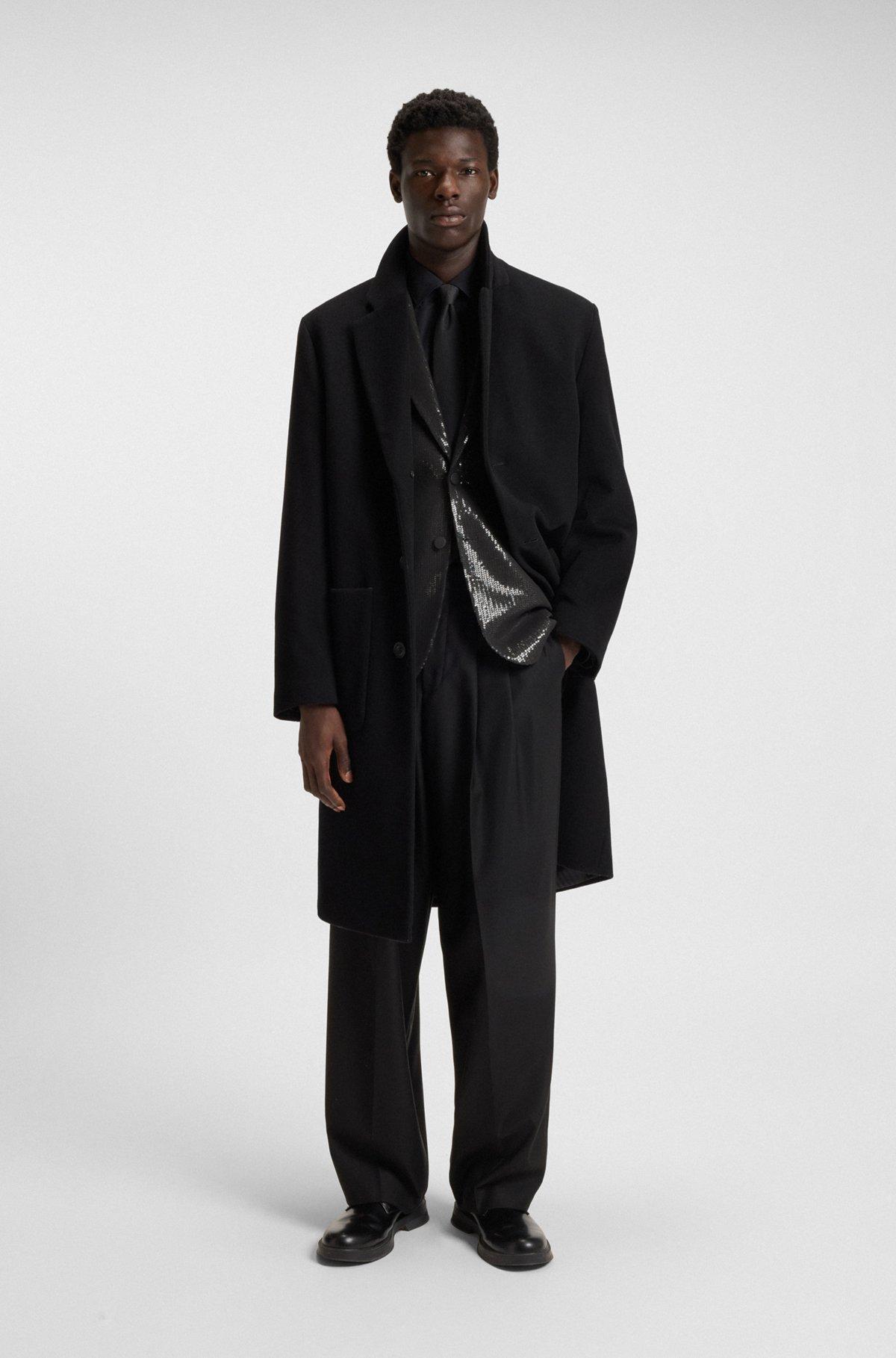 Regular-fit coat in a wool blend Product Image