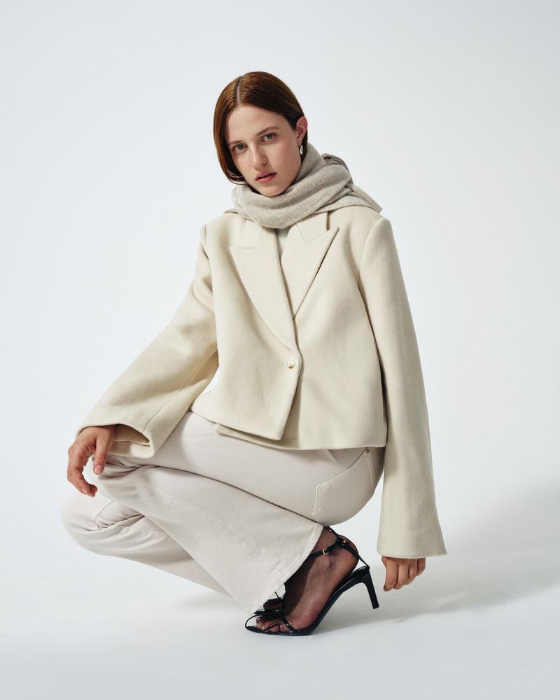 Cropped Wool Jacket Product Image
