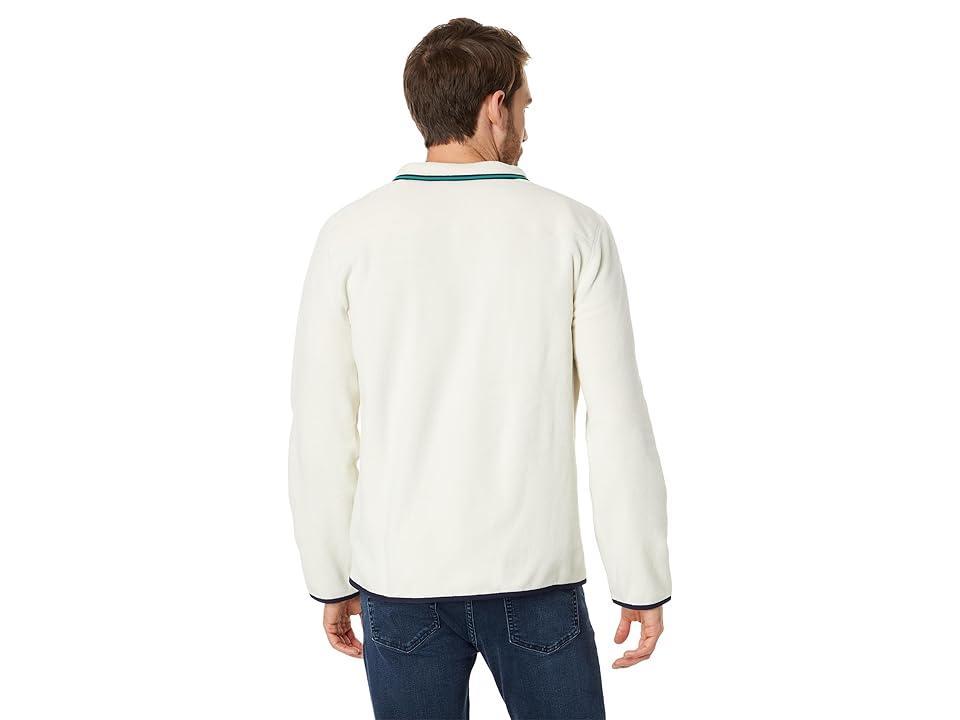 Vineyard Vines Harbor Fleece 1/4 Snap (Stone) Men's Clothing Product Image