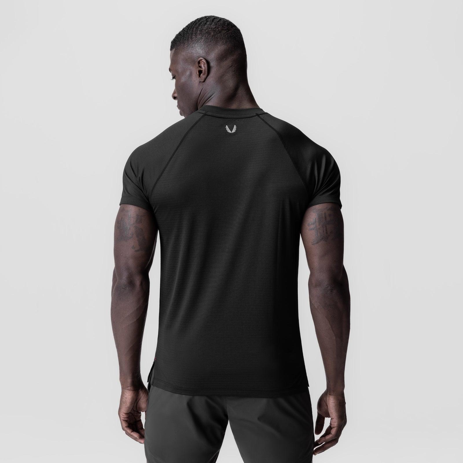 0839. 3D-Lite® 2.0 Lycra® Fitted Tee - Black "OTWR" Product Image