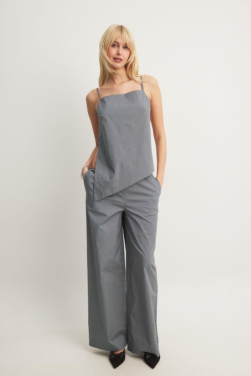 Drawstring Waist Trousers Product Image