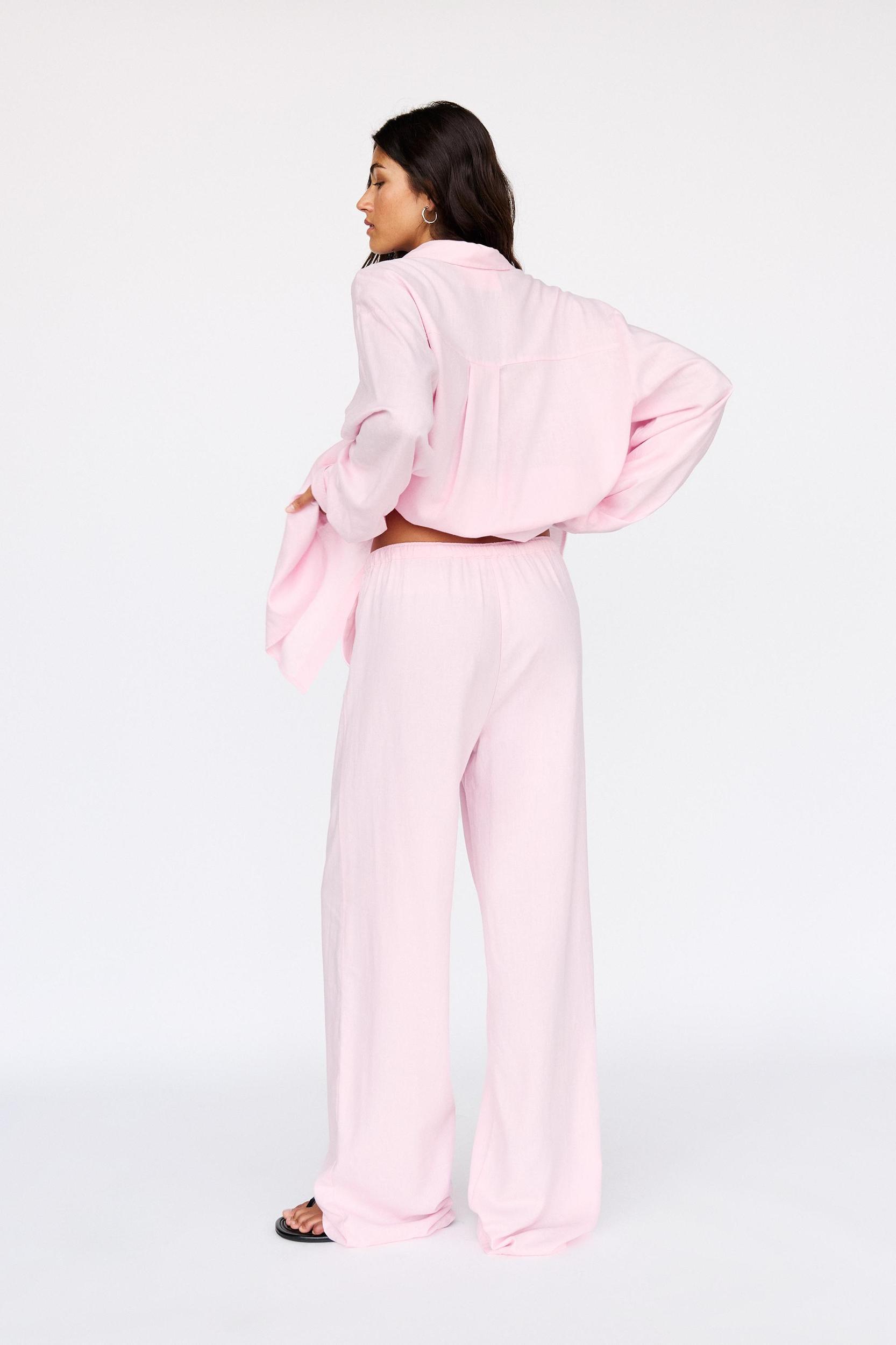 Linen blend sweatpants Product Image