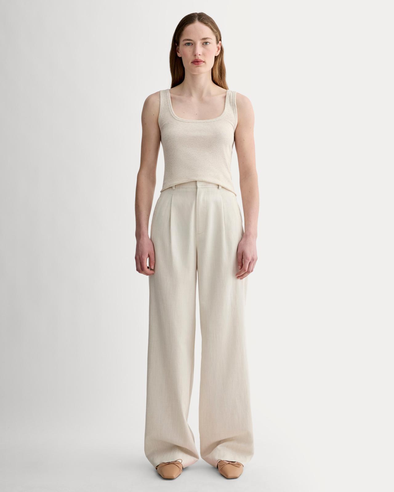Womens Luxe RibSquare-Neck Tank by Everlane Product Image