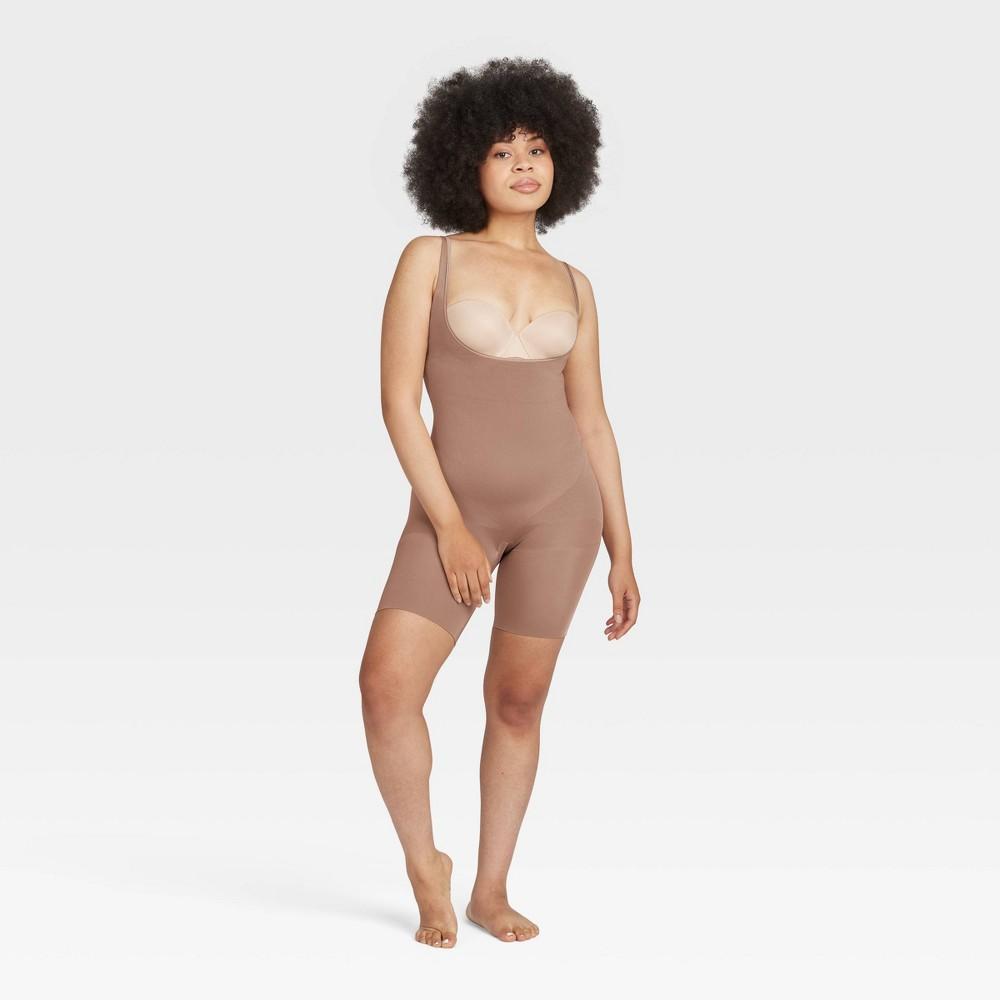 ASSETS by SPANX Womens Remarkable Results All-In-One Body Slimmer - Cafe Au Lait XL Product Image