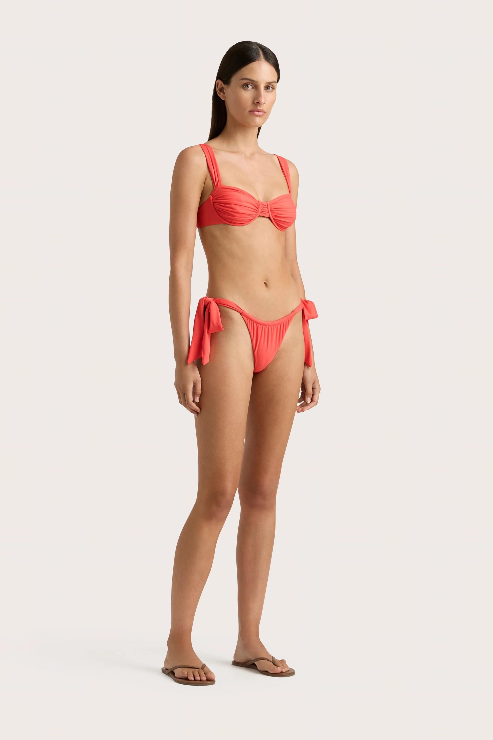 Jean Swim Top Vermillion - Final Sale Product Image