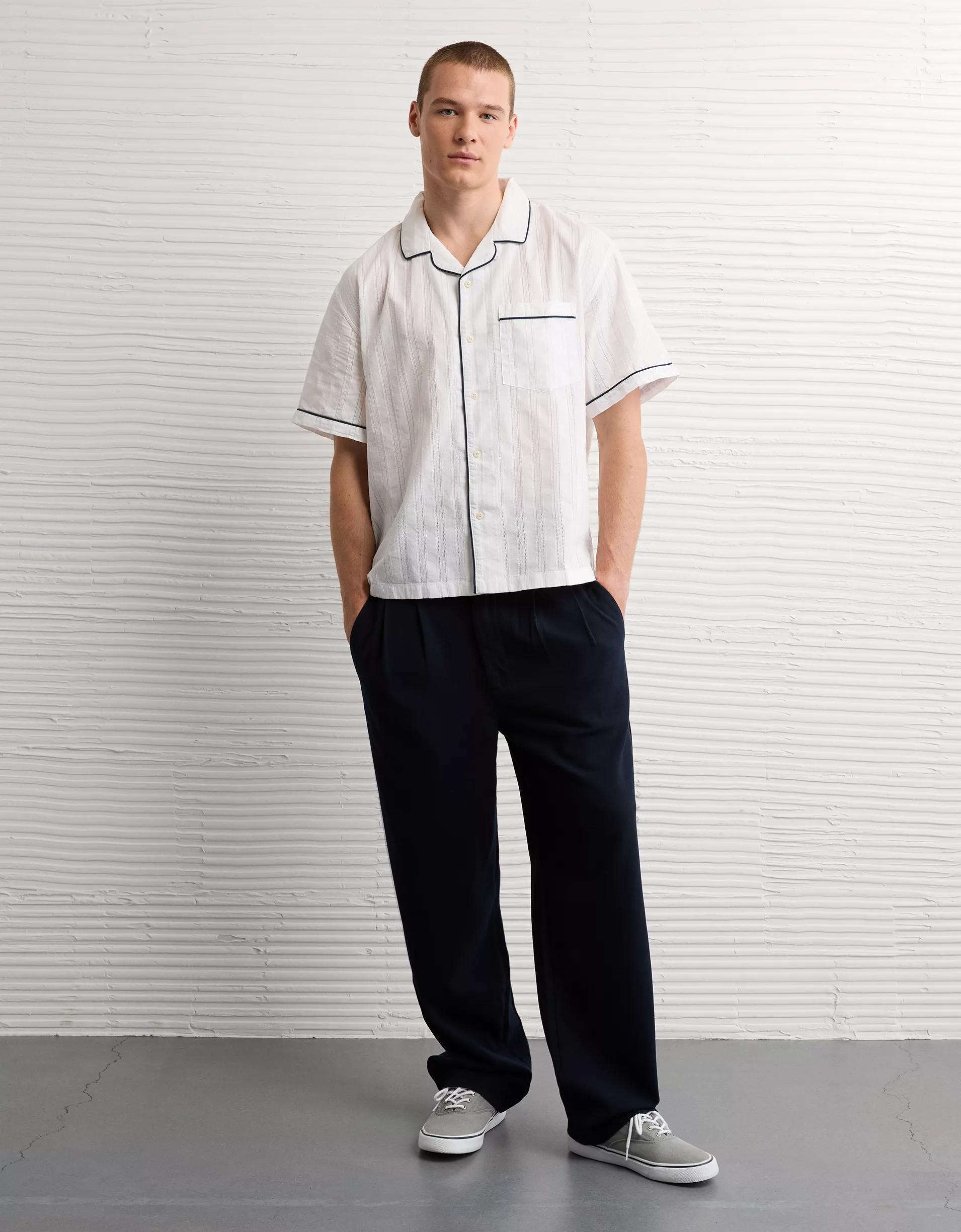 AE Poolside Button-Up Shirt Product Image