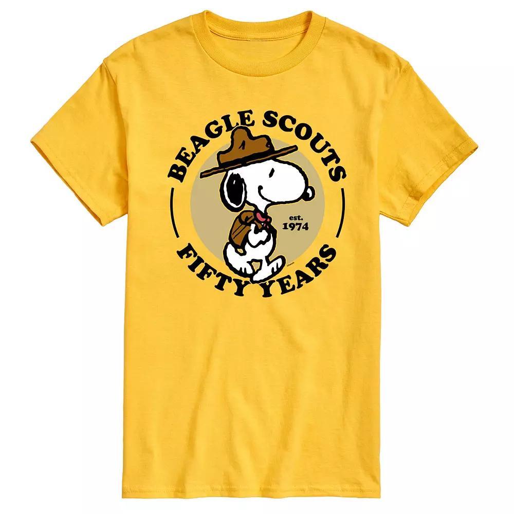 Men's Peanuts Beagle Scout Snoopy Graphic Tee,  Product Image