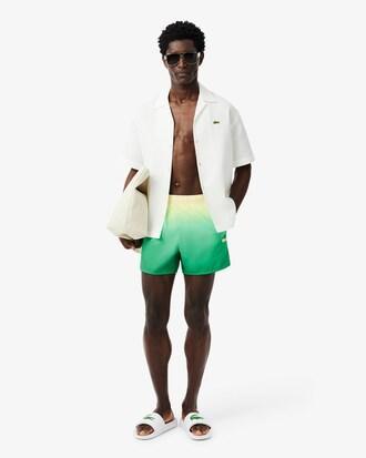 Short Ombré Print Swim Trunks Product Image