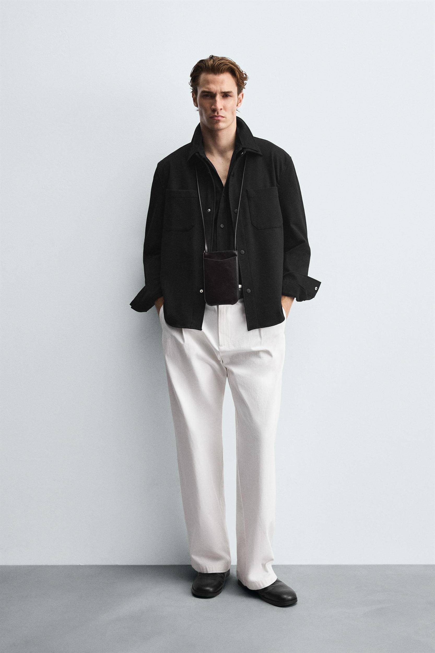 COMFORT TEXTURED OVERSHIRT Product Image