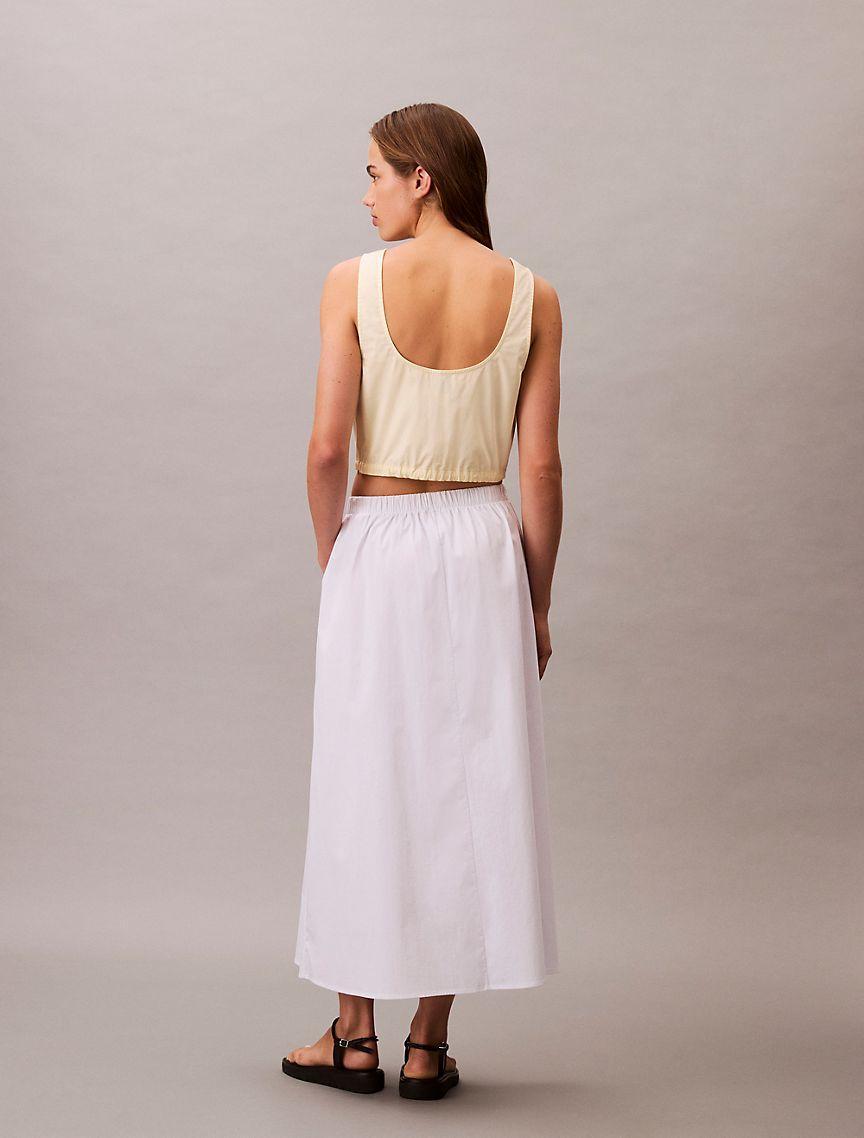 Poplin Midi Skirt  Product Image