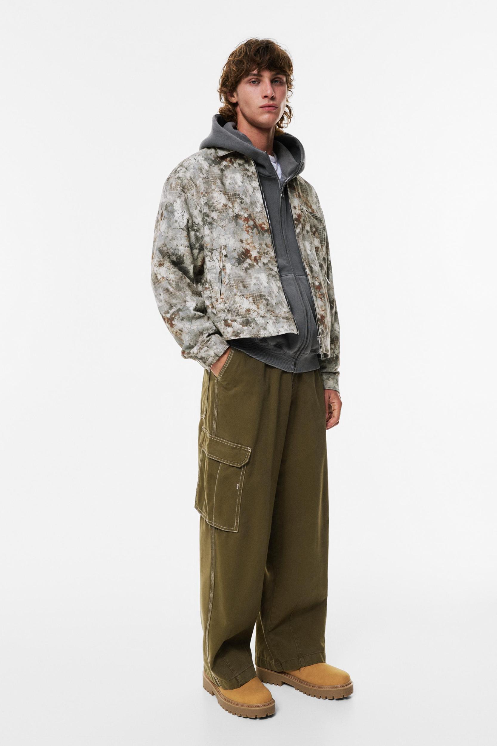 Camouflage print jacket Product Image