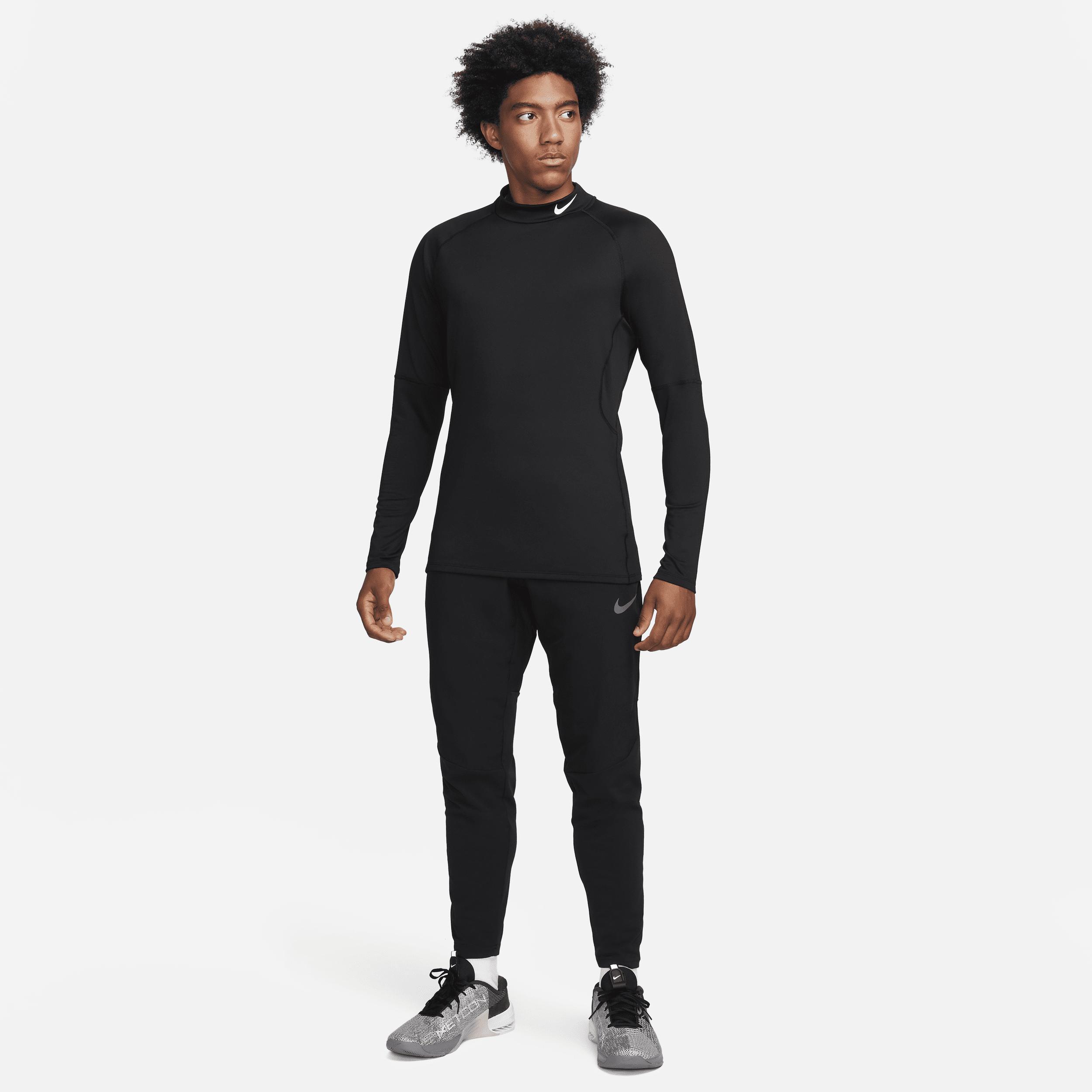 Nike Pro Men's Dri-FIT Warm Long-Sleeve Fitness Mock Product Image