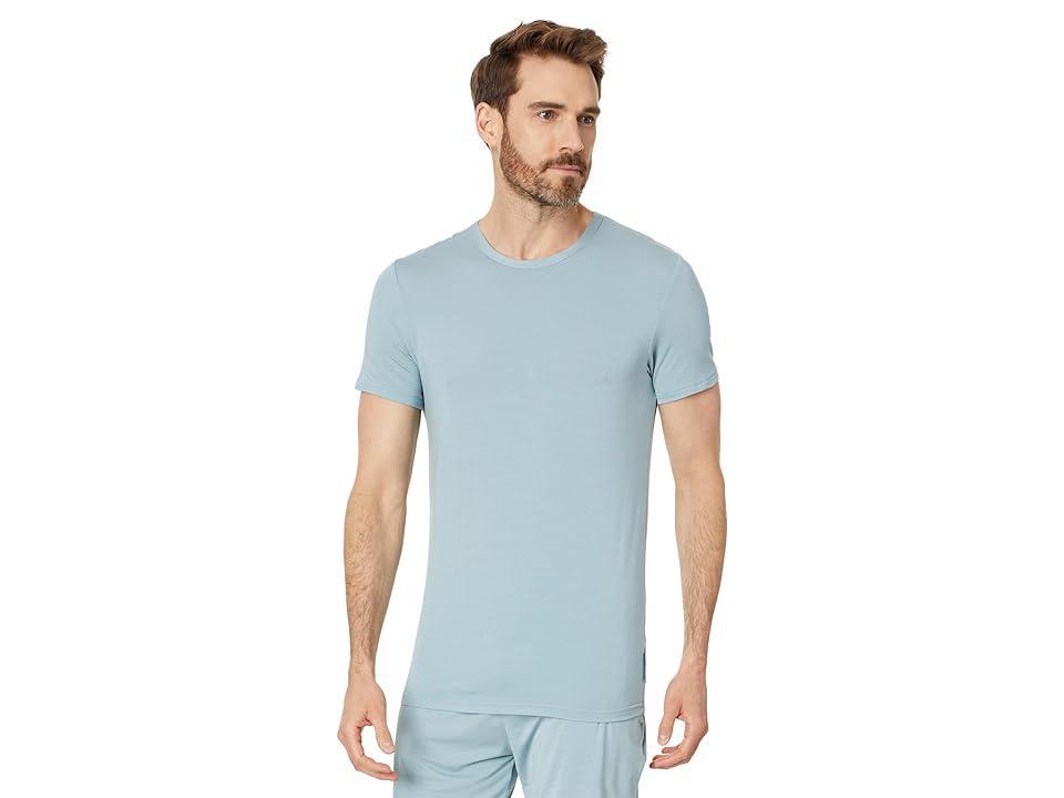 Calvin Klein Mens Ultra-Soft Modern Sleep Tee - Red - S Product Image