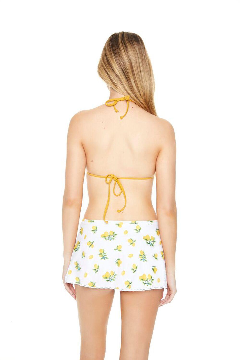 Lemon Print Swim Cover-Up Skirt | Forever 21 Product Image