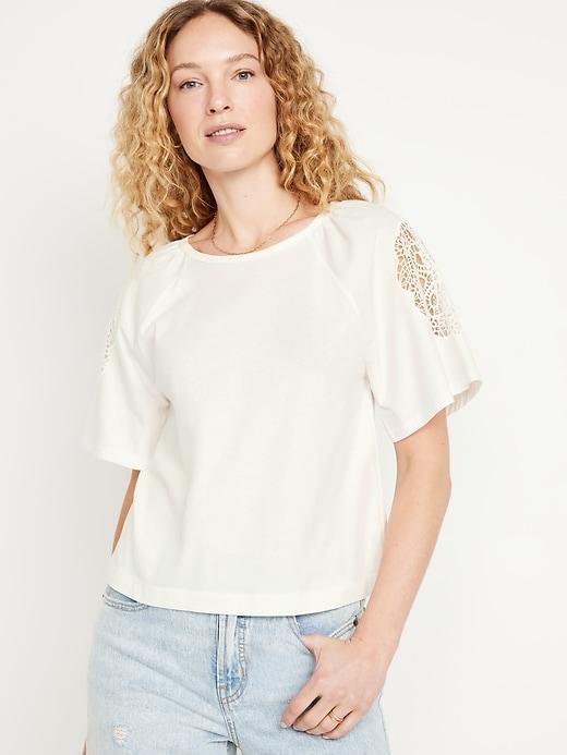 EveryWear Cutwork Top Product Image