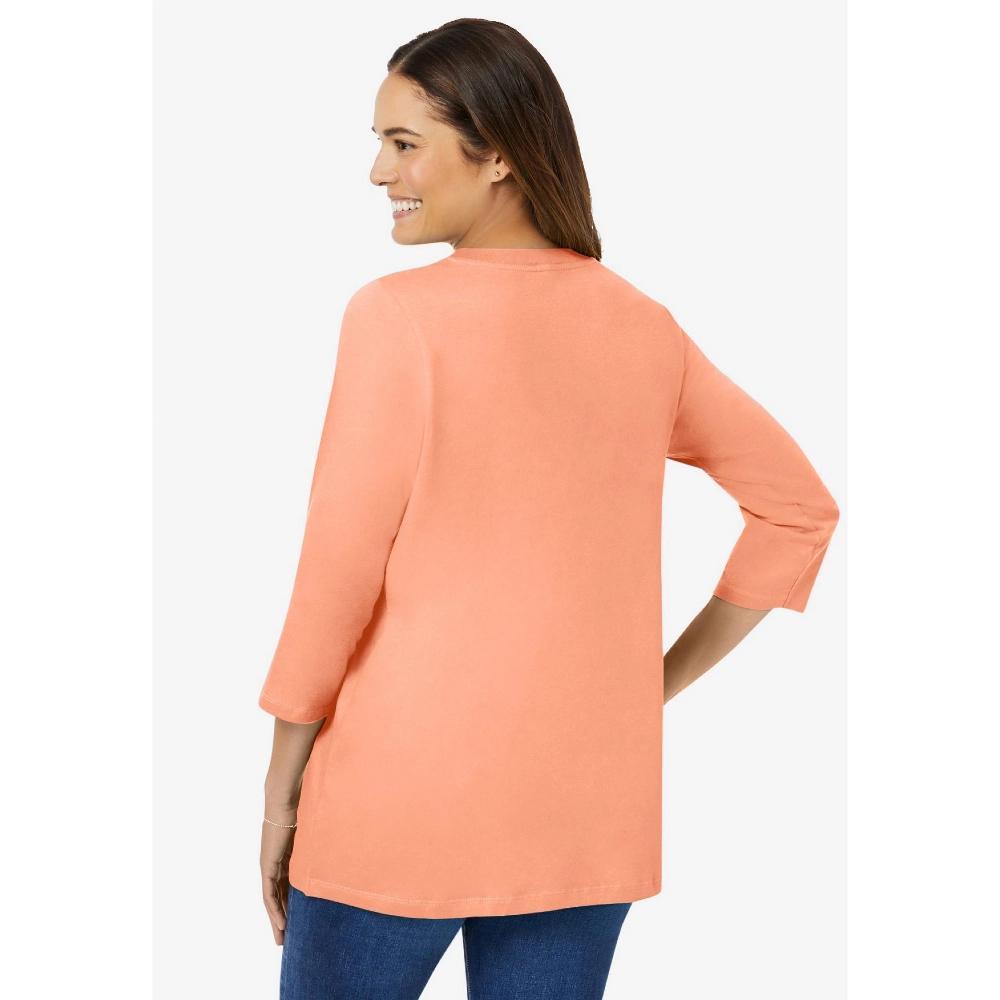 Woman Within Women's Plus Size 7-Day Layered 2-In-1 Tunic Product Image