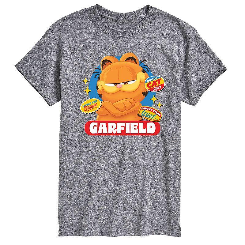 Men's Garfield The Movie Stickers Graphic Tee,  Product Image