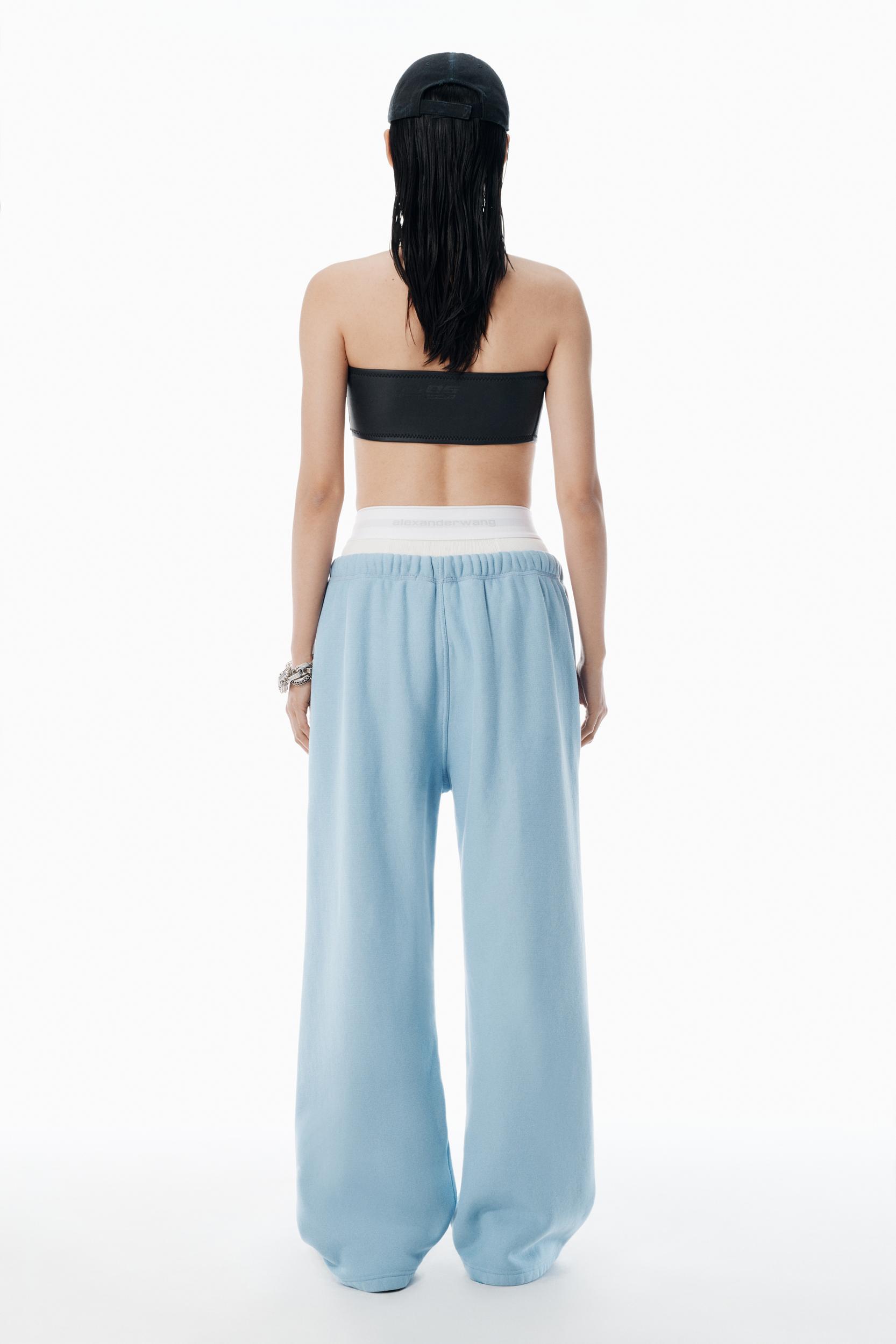 Light Blue Pre-styled Sweatpants Product Image