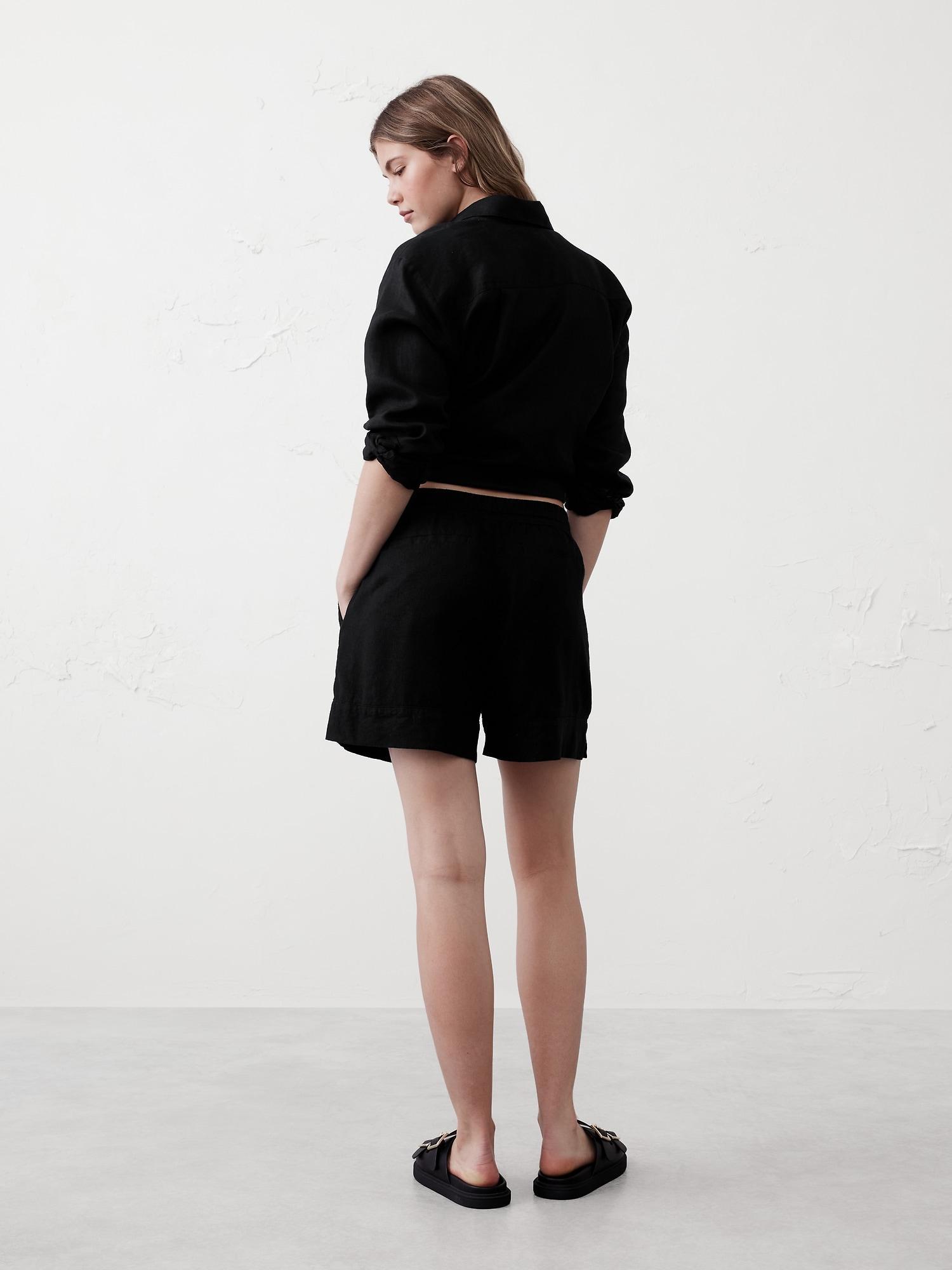 Linen-Blend Boxer Short Product Image