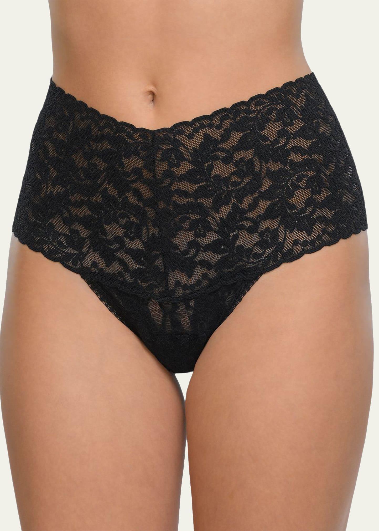 Signature Lace Retro Thong Product Image