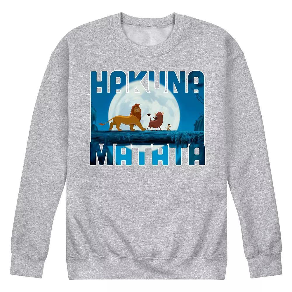 Disney's The Lion King Men's Hakuna Matata Fleece Sweatshirt,  Product Image