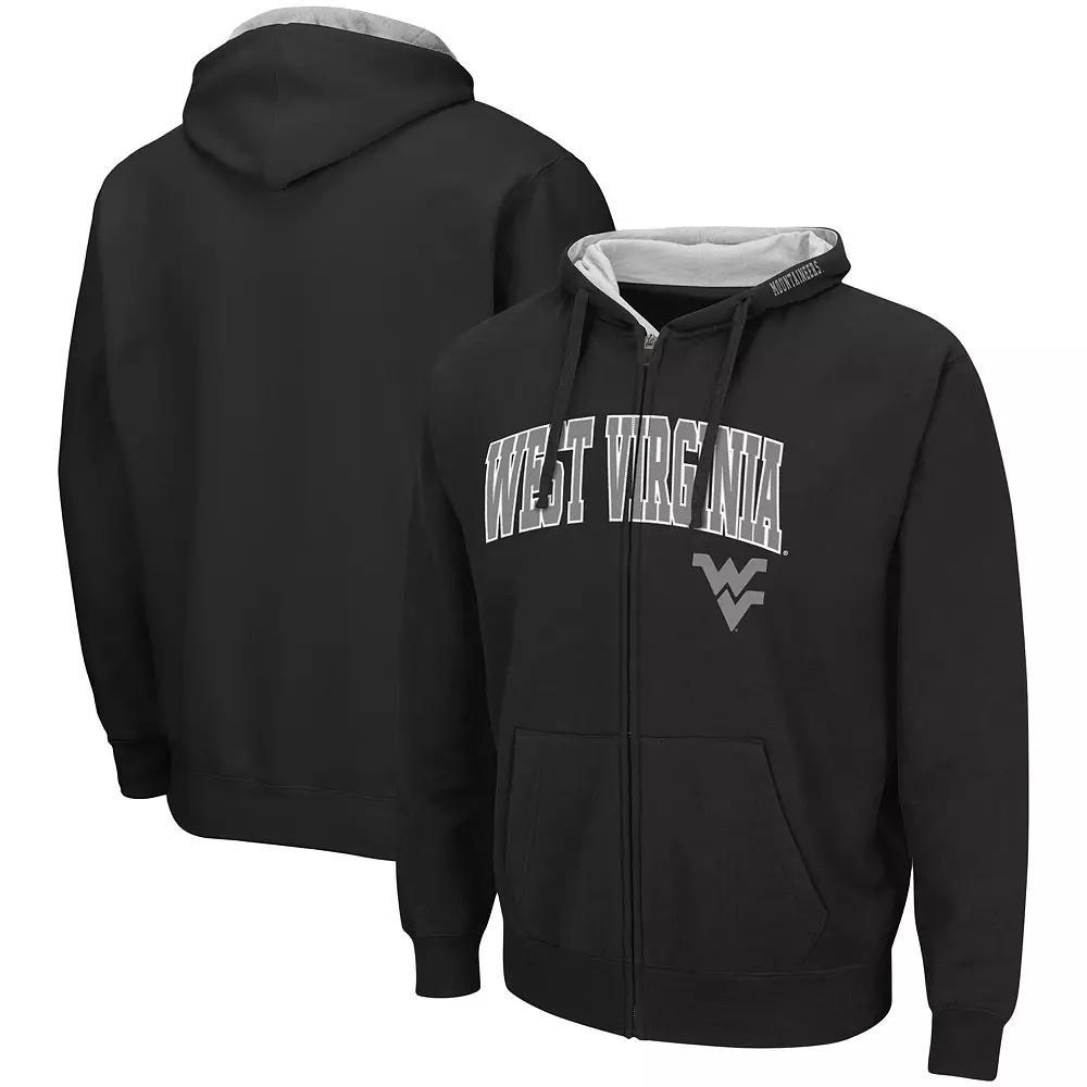 Men's Colosseum Navy Xavier Musketeers Arch & Logo 3.0 Full-Zip Hoodie,  Product Image