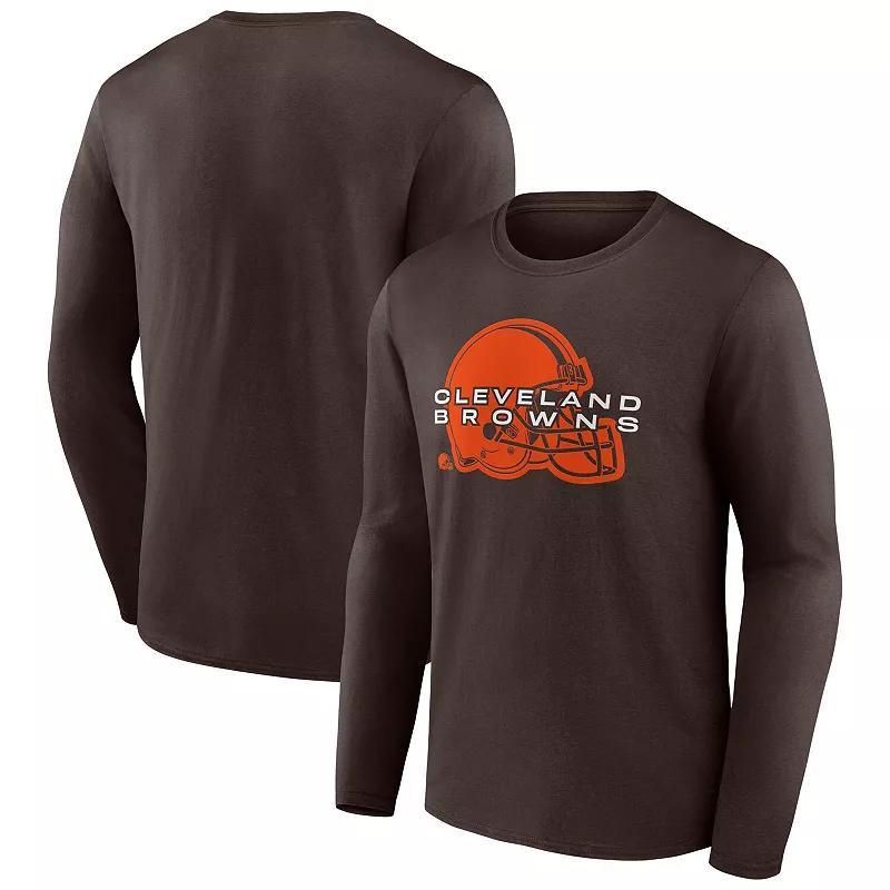 Men's Fanatics Branded Brown Cleveland Browns Advance to Victory Long Sleeve T-Shirt, Size: Medium Product Image