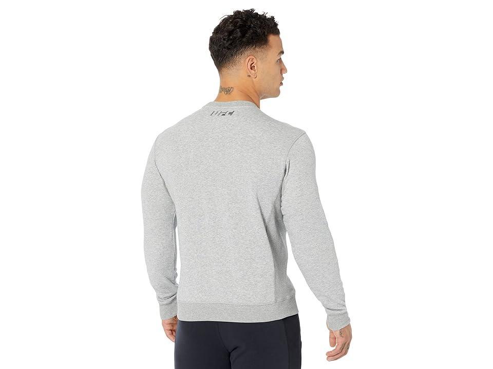 UFC Ultimate Fighting Long Sleeve Crew Neck Sweatshirt (Sport Grey Heather) Men's Clothing Product Image