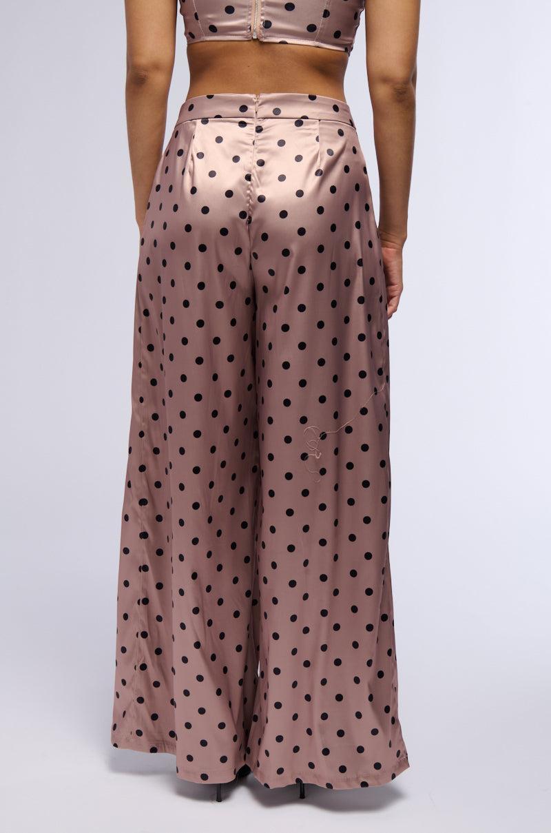 LORRAINE POLKA DOT WIDE LEG TROUSER Product Image