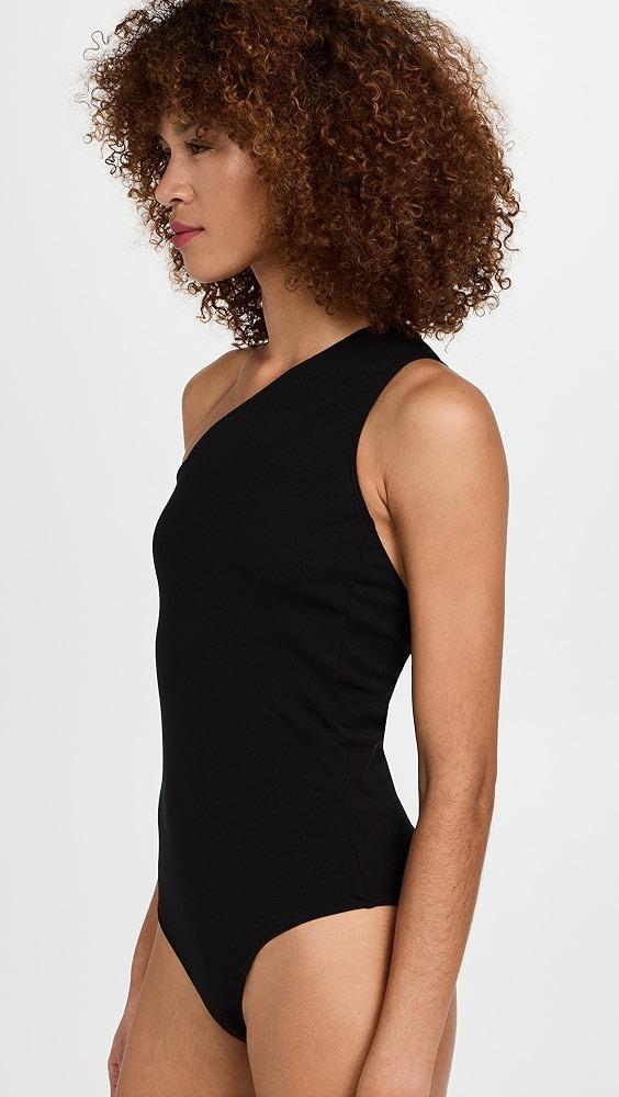 Wolford One-Shoulder Asymmetrical Bodysuit | Shopbop Product Image