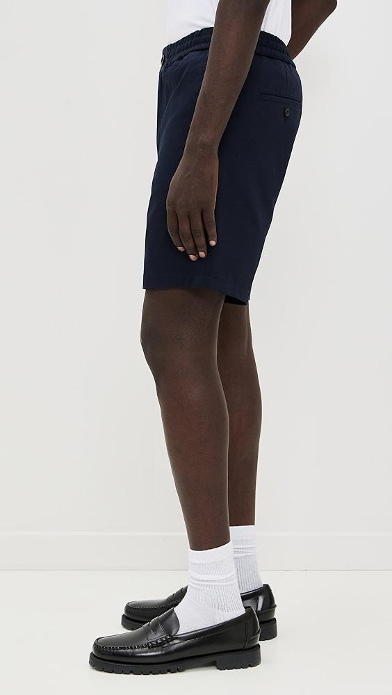 AMI Elasticated Waist Shorts 7.75" | Shopbop Product Image