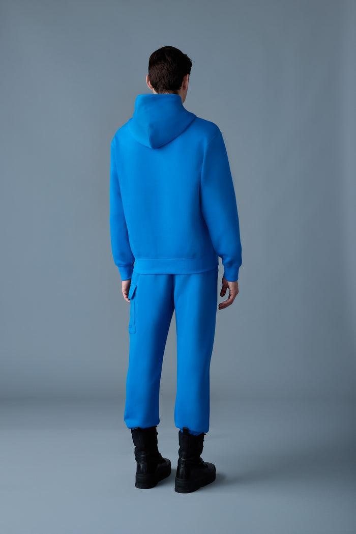 Mackage Krystian Double-Face Jersey Hoodie- Sapphire Product Image