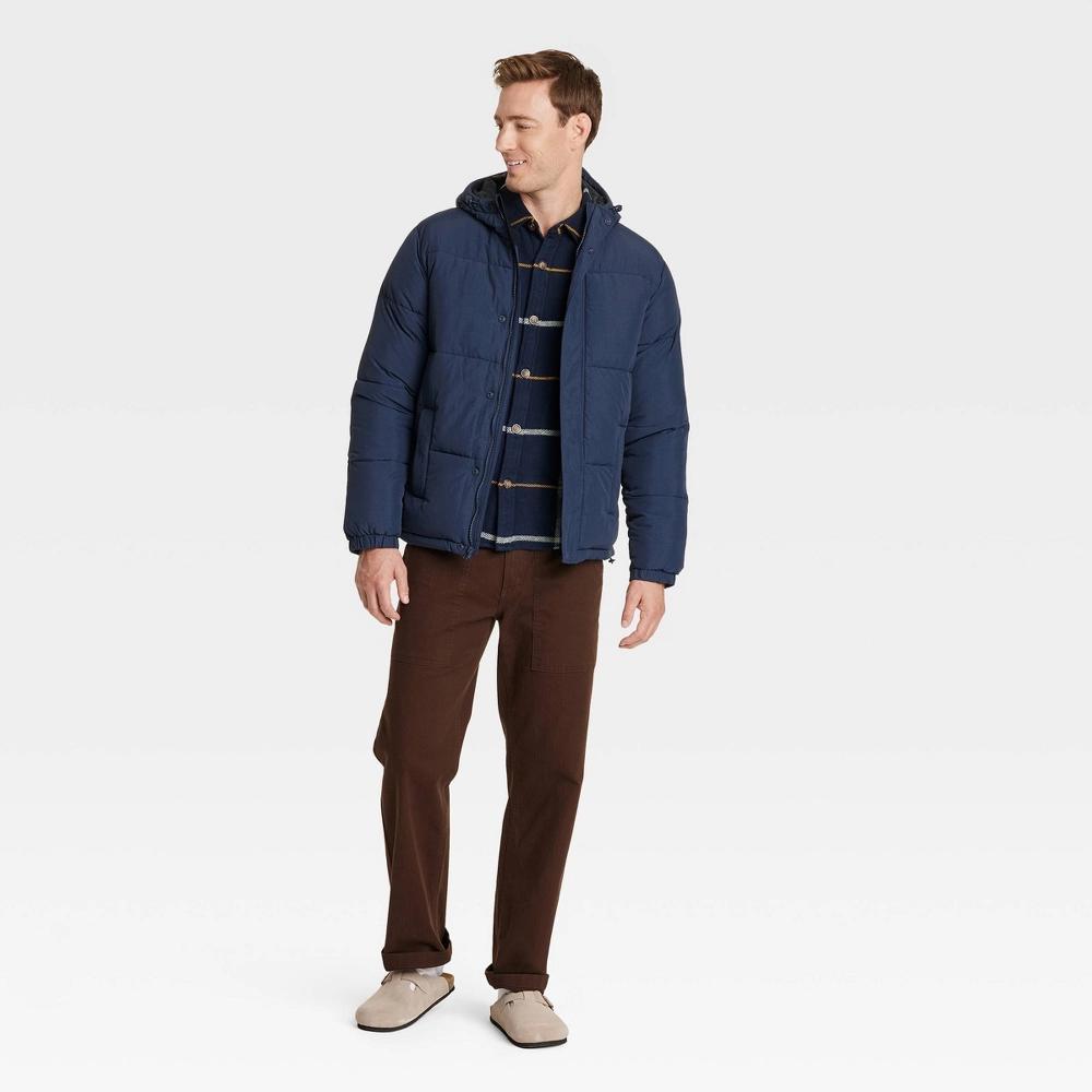 Men's Midweight Puffer Jacket - Goodfellow & Co™ Product Image