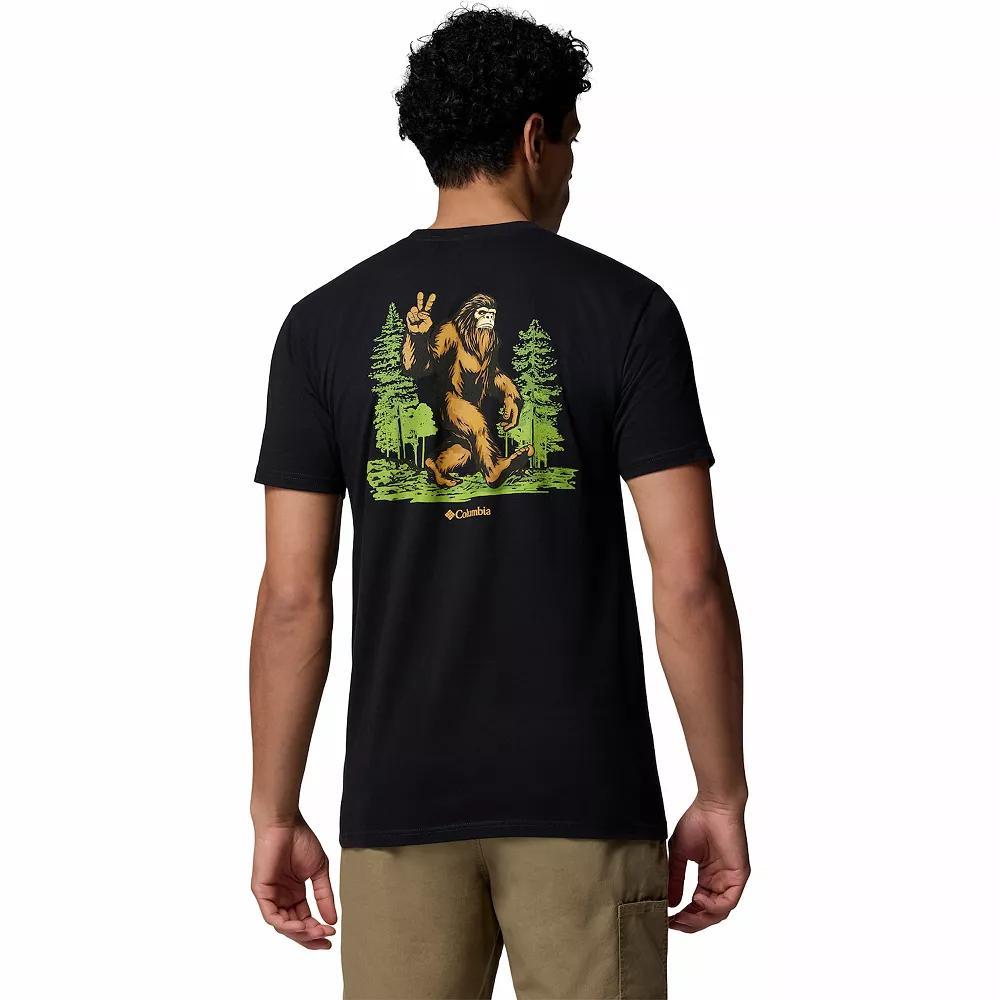Men's Columbia Short Sleeve Graphic Tee, Size: XXL, Black Product Image
